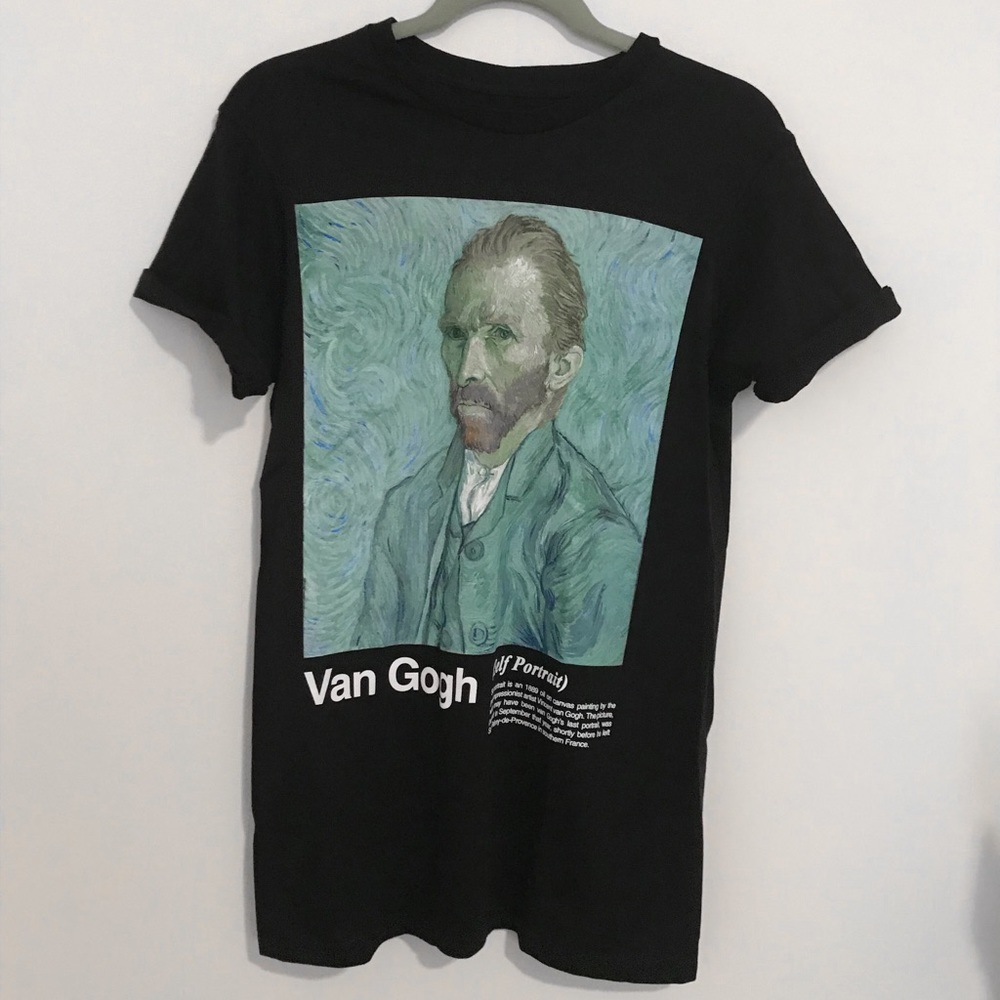 Van Gogh Self Portrait Art Tee - image 3